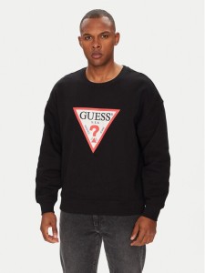 Guess Jeans Bluza M4YQ21 K9V31 Czarny Oversize