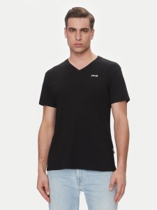 Schott NYC T-Shirt TSCASUALV Czarny Regular Fit