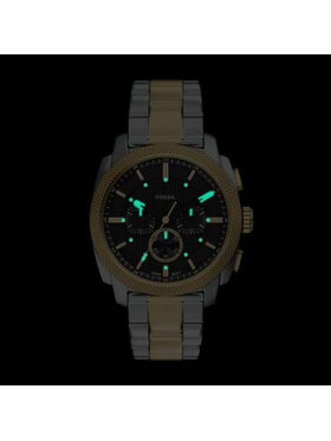 Fossil Zegarek Machine Chrono FS6159 Złoty