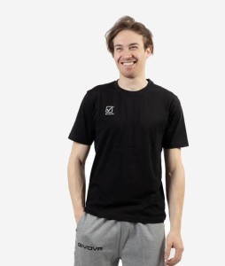 T-shirt Givova Cotone Czarny Czarny