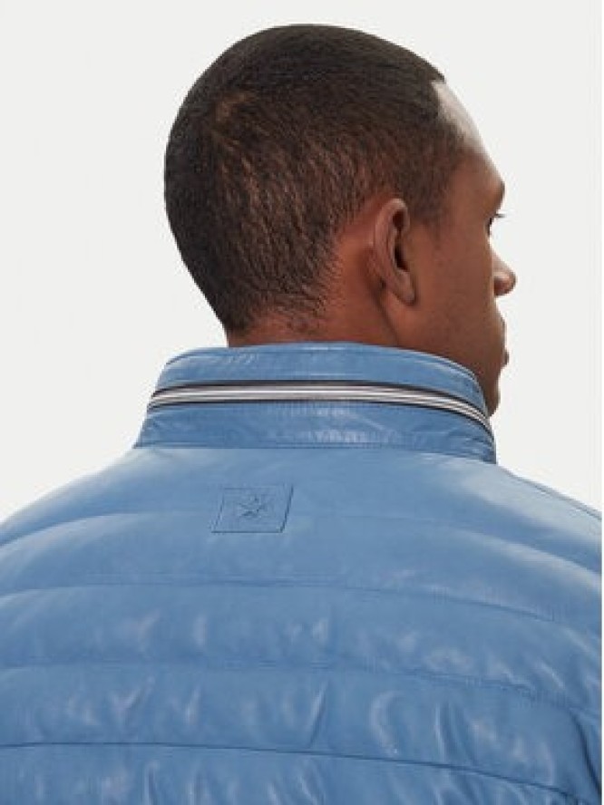 Milestone Kurtka skórzana Cortino 531019 60515 Niebieski Regular Fit