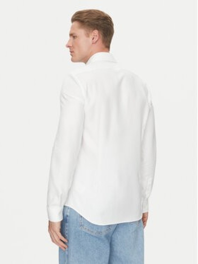 Calvin Klein Koszula K10K114316 Biały Slim Fit