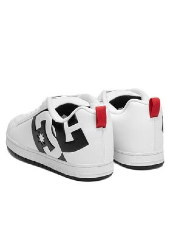 DC Shoes Sneakersy COURT GRAFFIK SQ ADYS100442-WLK Biały