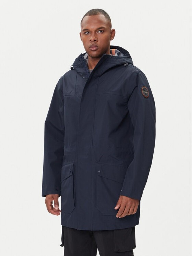 Napapijri Kurtka zimowa A-Pilloz NP0A88SG Granatowy Regular Fit