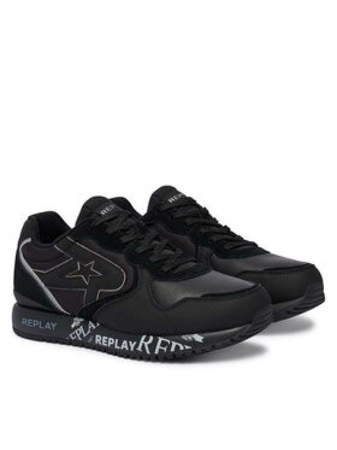 REPLAY Sneakersy GMS9I .000.C0008L Czarny
