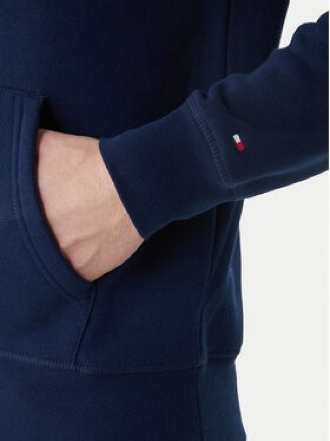 Tommy Hilfiger Bluza Logo MW0MW11599 Granatowy Regular Fit