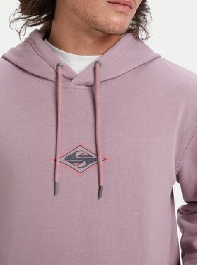 Quiksilver Bluza Graphic EQYFT05131 Fioletowy Regular Fit