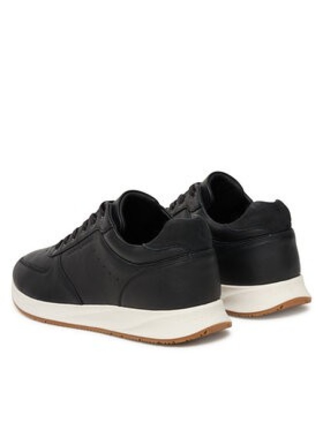 Tommy Hilfiger Sneakersy Premium Leather Hybrid FM0FM05700 Czarny