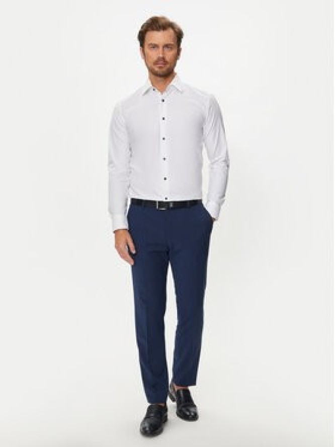 Boss Koszula 50519867 Biały Slim Fit