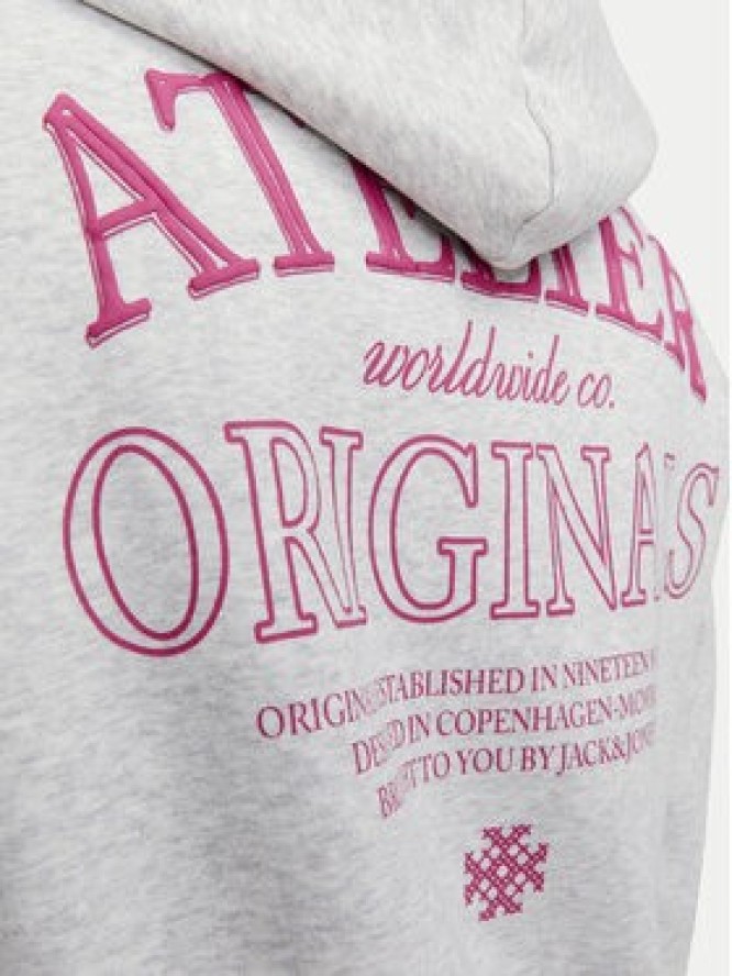 Jack & Jones Bluza Santorini 12253126 Biały Oversize