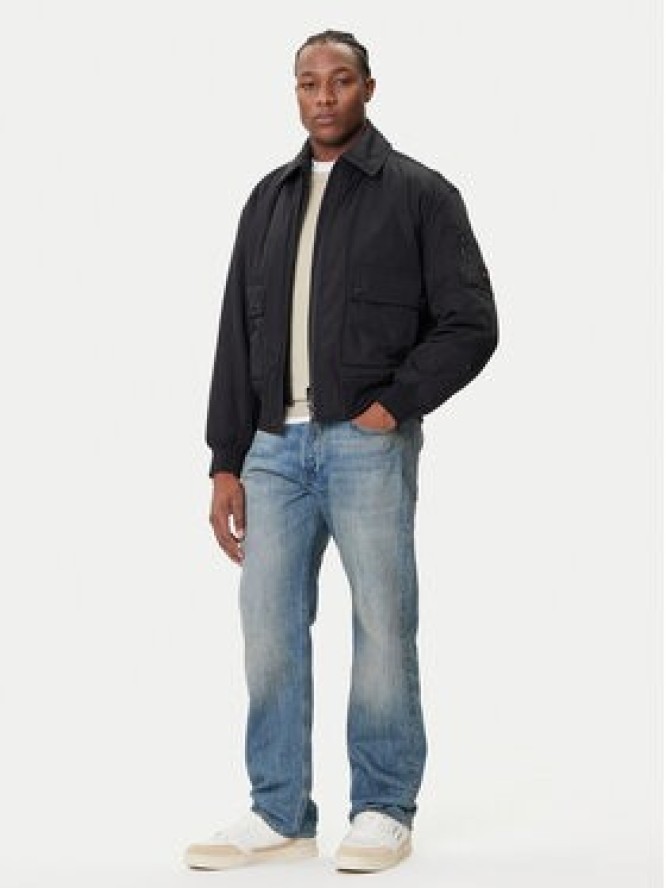 BOSS Kurtka bomber Oking 50543492 Czarny Oversize