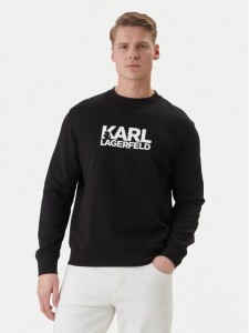 KARL LAGERFELD Bluza 705780 500917 Czarny Regular Fit