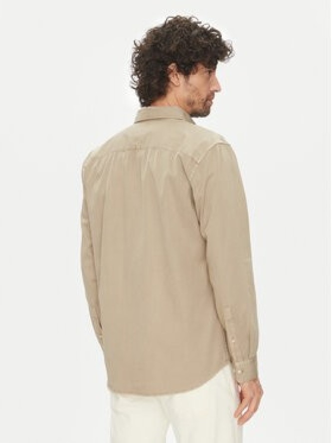 Calvin Klein Koszula K10K114200 Beżowy Comfort Fit