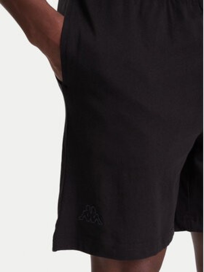 Kappa Szorty sportowe Logo Korpo Cabas 303HZE0 Czarny Regular Fit