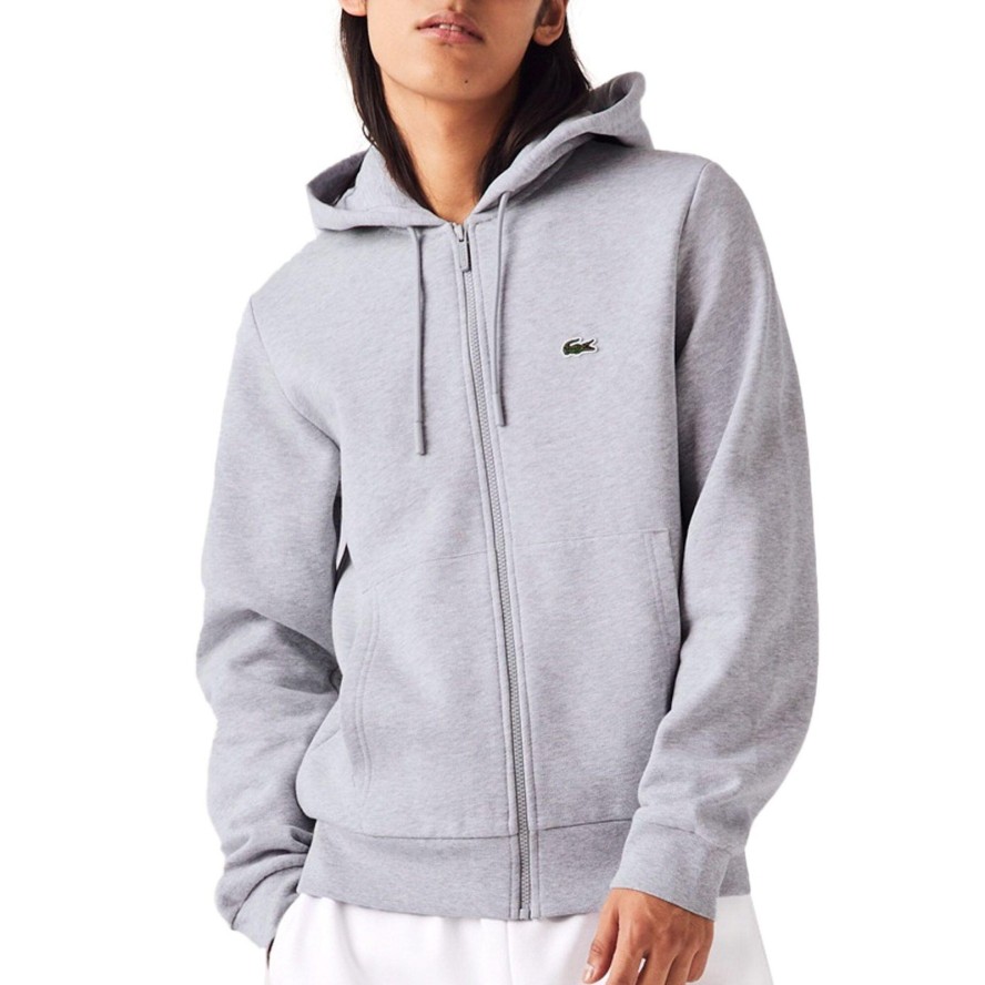 Bluza z kapturem Lacoste - Szara SH9626-CCA