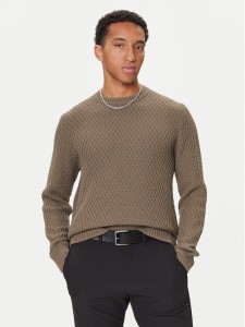 HUGO Sweter Syer 50546995 Beżowy Regular Fit