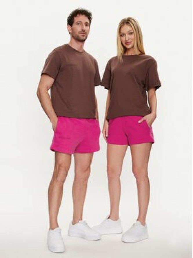 Pangaia Szorty sportowe Archive 365 Midweight Różowy Regular Fit