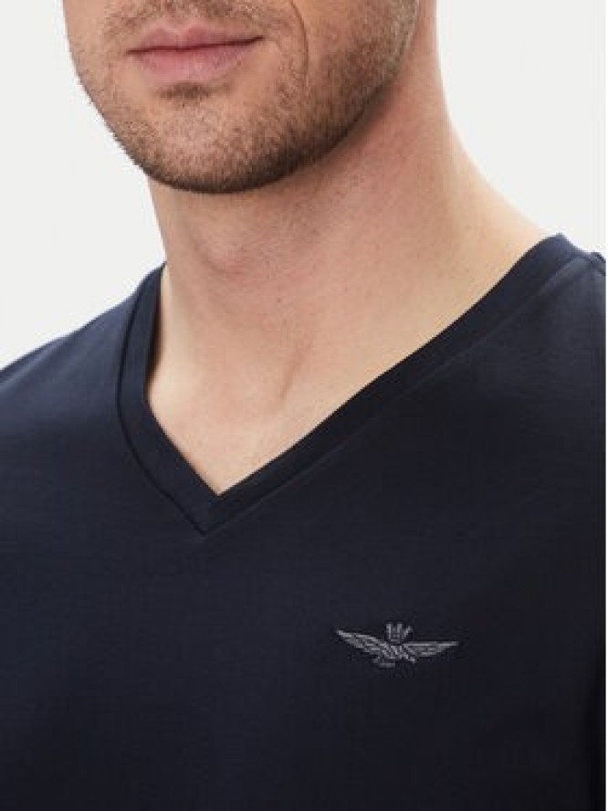 Aeronautica Militare T-Shirt 251TS2418J683 Granatowy Regular Fit