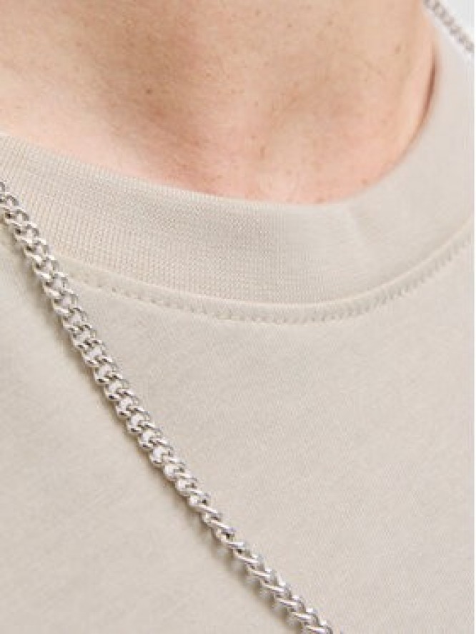 Jack & Jones T-Shirt Jesoho 12278787 Beżowy Regular Fit