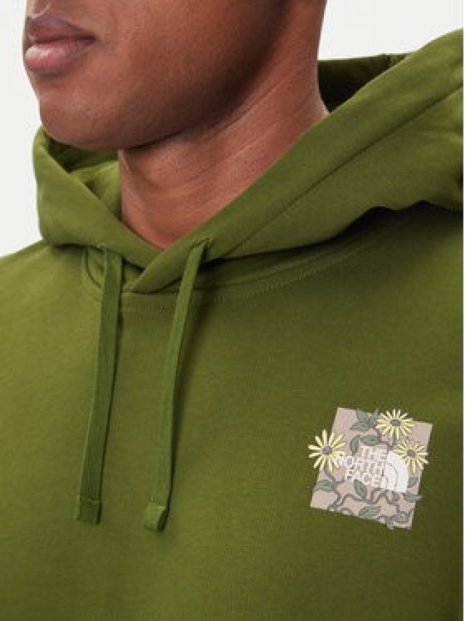 The North Face Bluza Connect NF0A8E40 Zielony Relaxed Fit