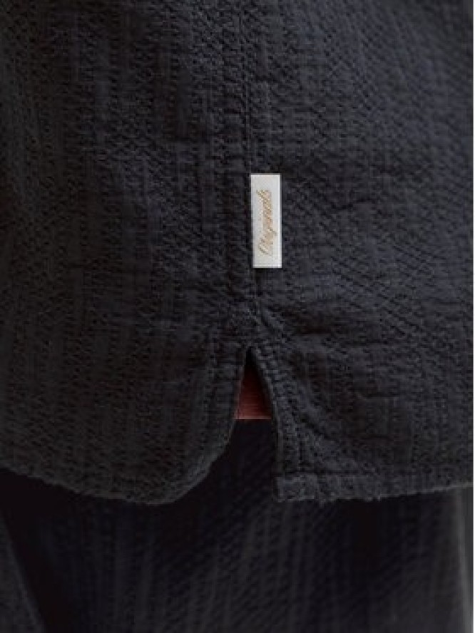 Jack & Jones Koszula Montauk 12293555 Czarny Relaxed Fit