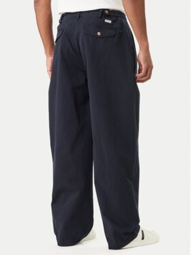 Guess Jeans Spodnie materiałowe M6RB59 WGCV1 Granatowy Relaxed Fit