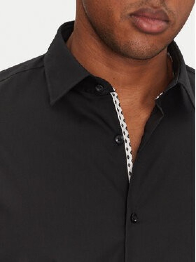 HUGO Koszula Koey 50539808 Czarny Slim Fit