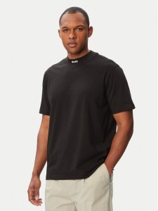BOSS T-Shirt Tee Collar 50562120 Czarny Relaxed Fit