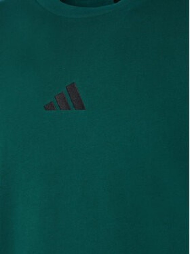adidas T-Shirt Essentials Small Logo JF1096 Zielony Regular Fit