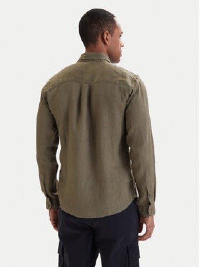 Aeronautica Militare Koszula 261CA1321UCT03089 Zielony Regular Fit
