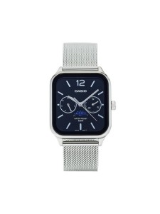 Casio Zegarek Classic MTP-M305M-1AVER Srebrny