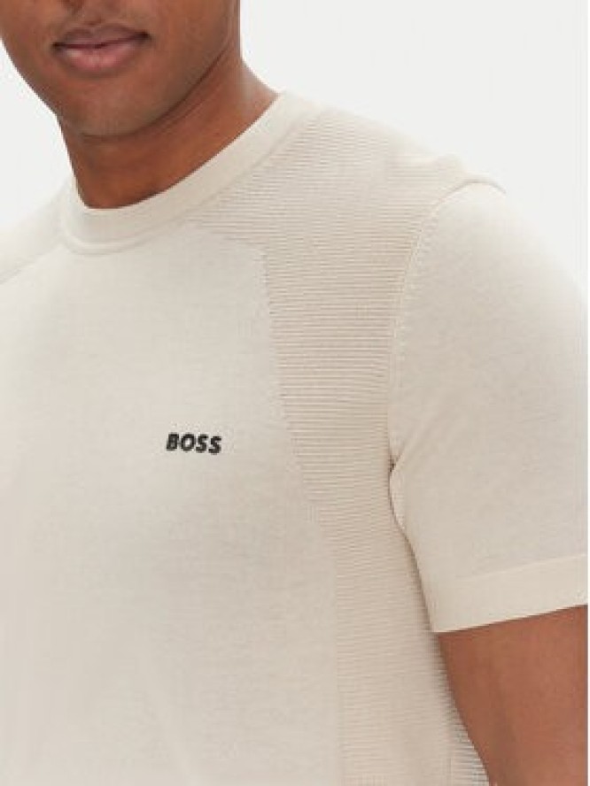 BOSS T-Shirt Momentum 50520683 Beżowy Regular Fit