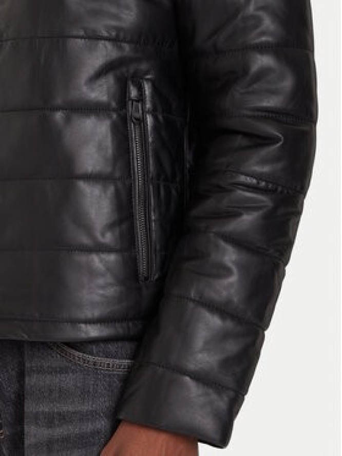 JOOP! Kurtka skórzana 262001980000867 Czarny Regular Fit