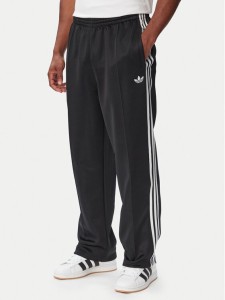 adidas Spodnie dresowe adicolor Spacer KS7433 Czarny Baggy Fit