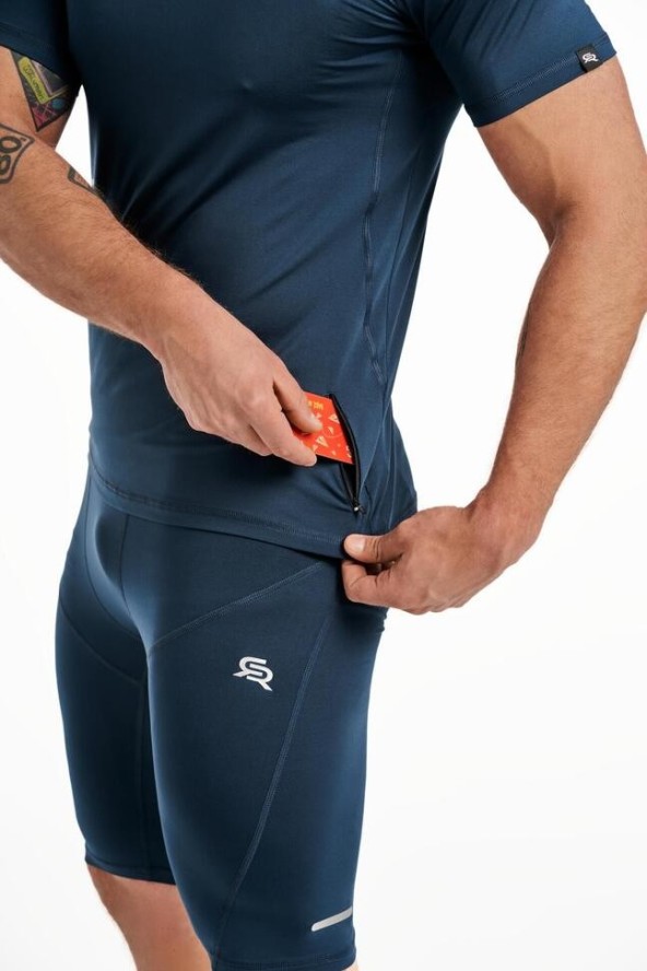 Koszulka fitness szybkoschnąca męska Rough Radical Vital Zip