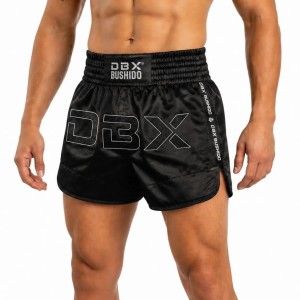 Spodenki tajskie męskie czarne V1 COMBATWEAR DBX Bushido