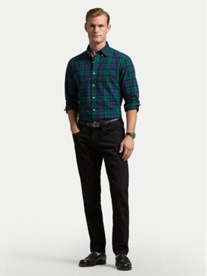 Polo Ralph Lauren Koszula 710953891001 Zielony Custom Fit
