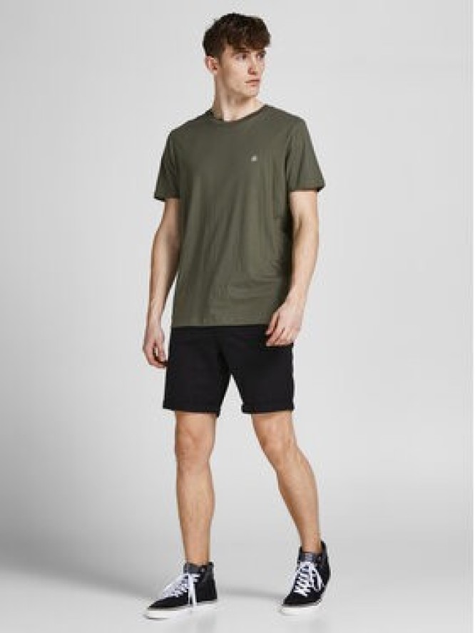 Jack & Jones Szorty materiałowe Dave 12182549 Czarny Regular Fit