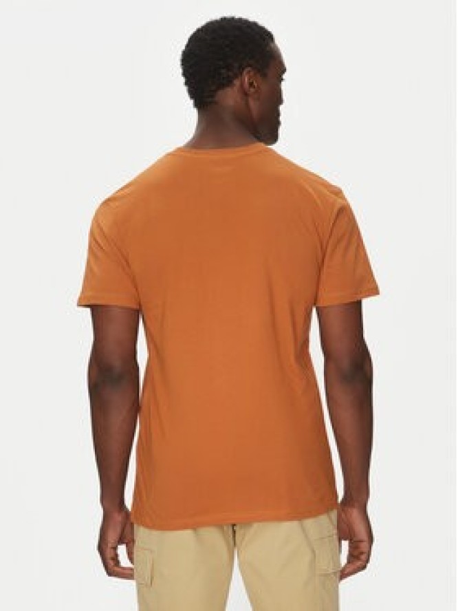 Quiksilver T-Shirt EQYZT08040 Brązowy Regular Fit