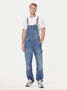 Tommy Jeans Ogrodniczki Classic DM0DM21244 Niebieski Straight Fit