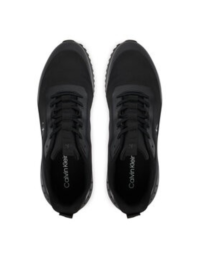 Calvin Klein Sneakersy Eva Runner Lace Up Mat Mix YM0YM01442 Czarny