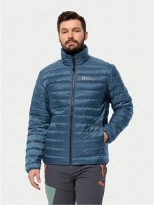 Jack Wolfskin Kurtka puchowa Pilvi 1207701 Granatowy Regular Fit