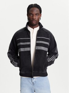 adidas Bluza adicolor First Black Denim JW5883 Czarny Regular Fit