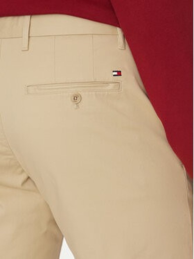 Tommy Hilfiger Szorty materiałowe Brooklyn MW0MW23563 Beżowy Regular Fit