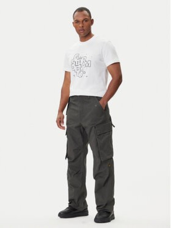 G-Star Raw Spodnie materiałowe R-3N D25224-D191 Szary Straight Fit