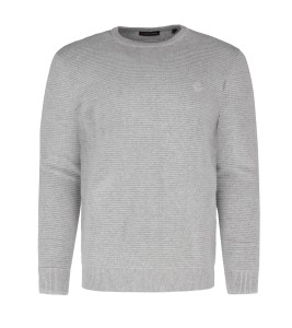 Prążkowany sweter S-MONO