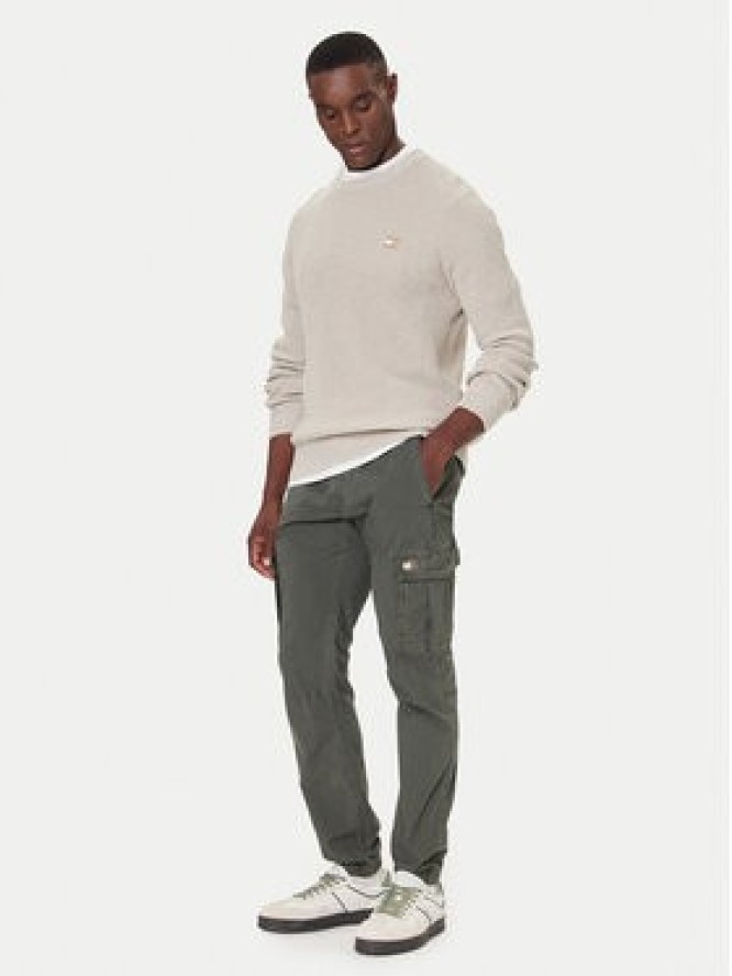 Tommy Jeans Spodnie materiałowe DM0DM22003 Zielony Regular Fit