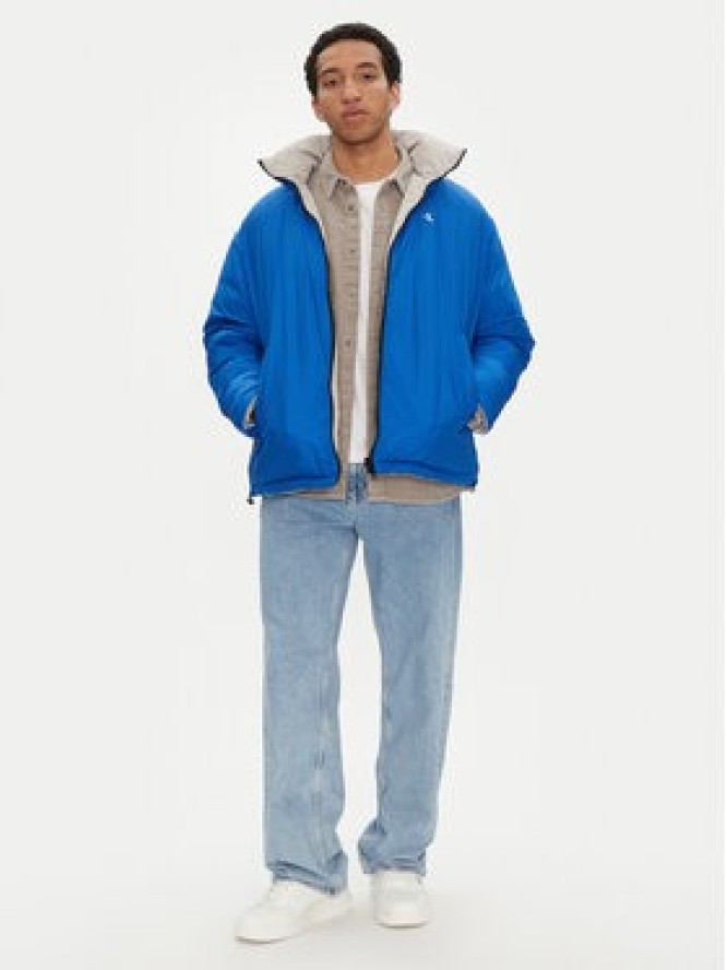 Calvin Klein Jeans Kurtka zimowa 90's J30J324438 Niebieski Oversize