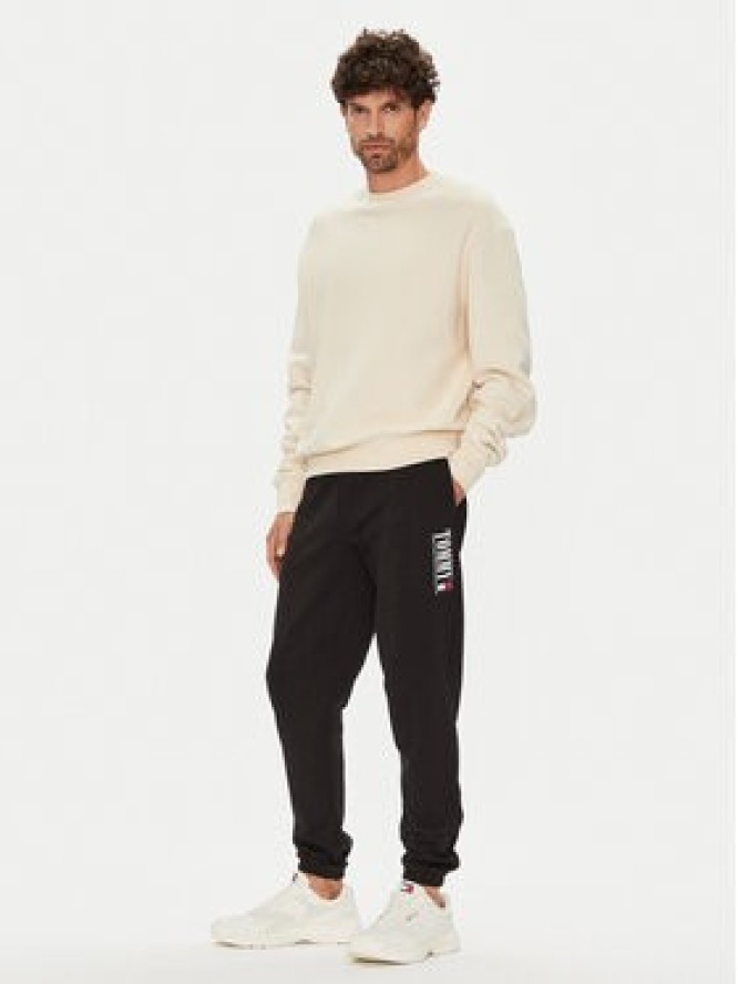 Tommy Jeans Spodnie dresowe Dna Graphic DM0DM22145 Czarny Slim Fit