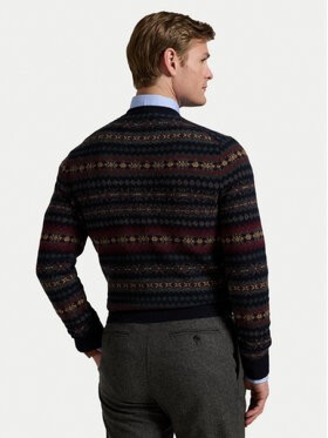 Polo Ralph Lauren Sweter 710981615001 Granatowy Regular Fit